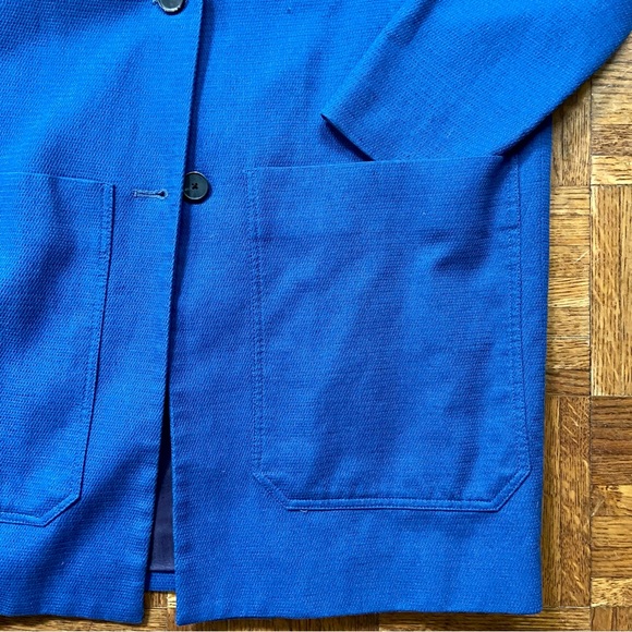 Blue chore jacket coat XS - Picture 3 of 6